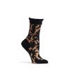 Floral Damask Crew Sock