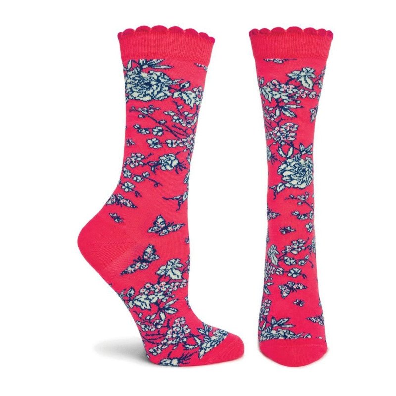 Floral de Jouy Sock