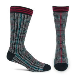 Prince Plaid Sock