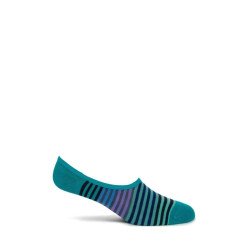 Stripy 2 No Show Sock