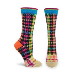 Chanelle Plaid Sock