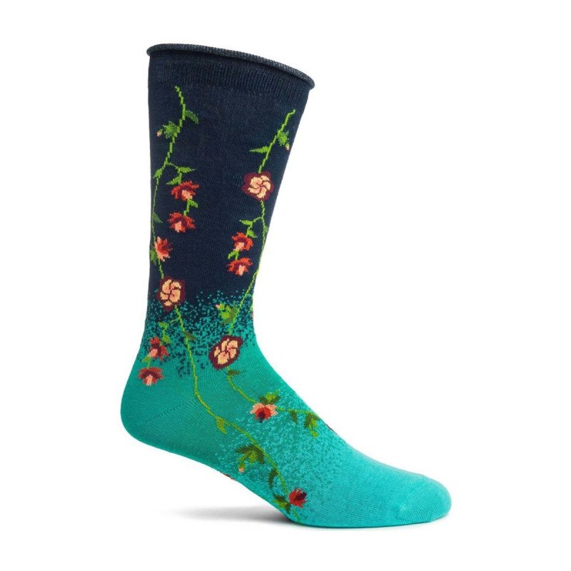 Tibetan Flowers Sock - Large