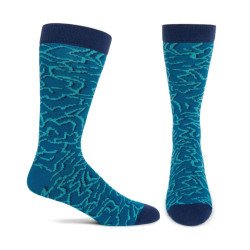 Winding Stencil Sock