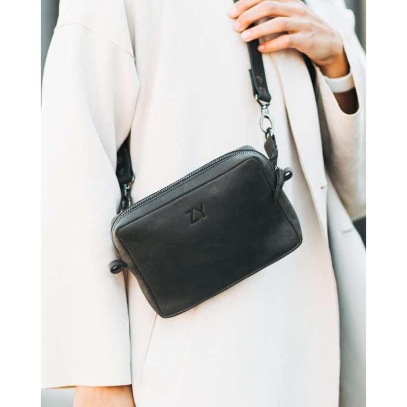 SQUARE FANNY PACK EMBOSSED