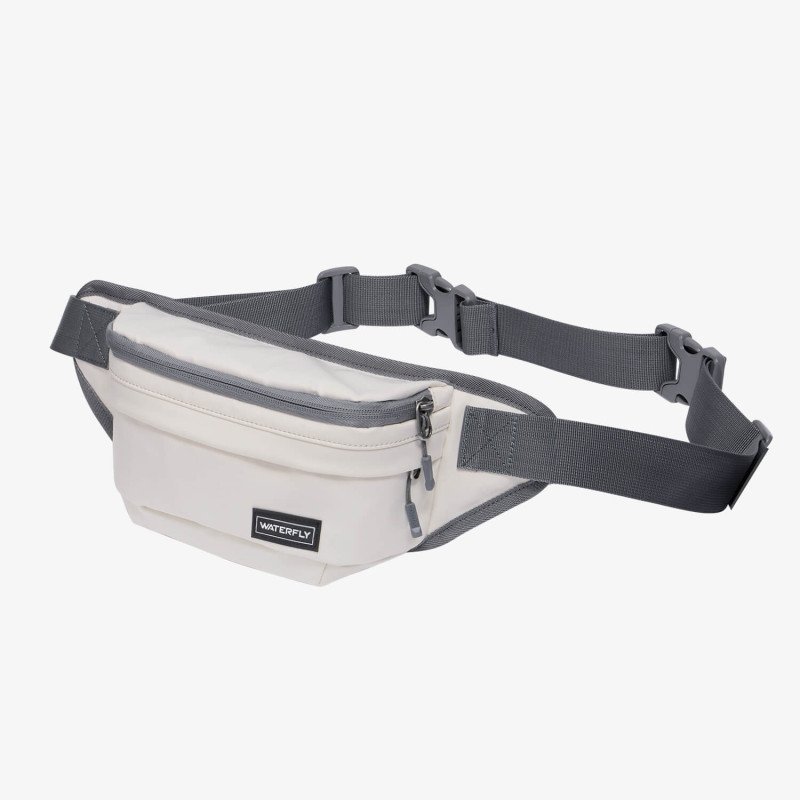 Pre-Order: Waterfly new cream white fanny pack with extended band