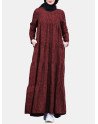 Floral Print Pocket Long Sleeve Casual Maxi Dress For Women