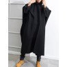 Mens Gothic Baggy Hooded Poncho Long Cloak Overcoat