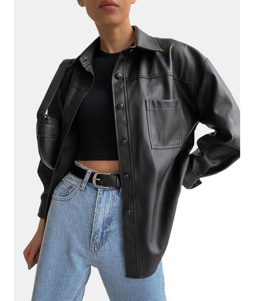 Solid Color Long Sleeve Lapel Collar Fur Jacket For Women