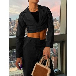 Mens Cropped Blazer Pants 2 Pieces Outfits