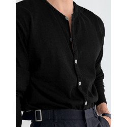 Mens Japan Solid Long Sleeve Shirt