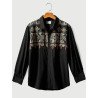 Mens Vintage Argyle Print Button Up Ethnic Long Sleeve Shirts
