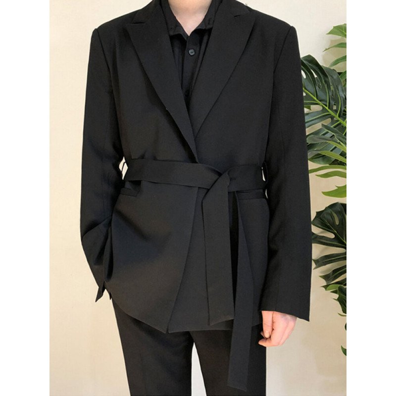 Men's Irregular Casual Long Sleeve Blazer