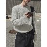 Mens Japan Solid Long Sleeve Casual T-shirt