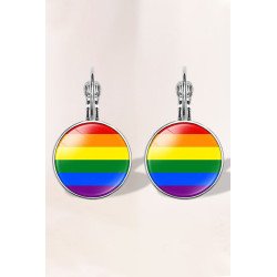 Rainbow Earrings for LGBTQ Lesbian and Gay