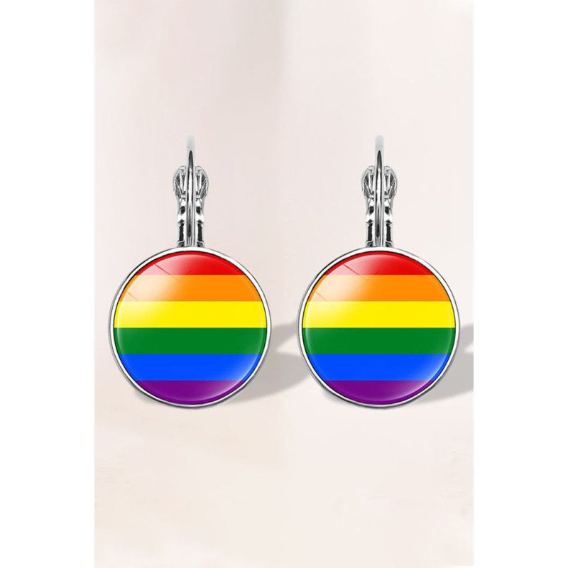 Rainbow Earrings for LGBTQ Lesbian and Gay