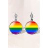 Rainbow Earrings for LGBTQ Lesbian and Gay