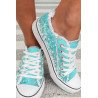 Women's Print Canvas Shoes Low Top Slip on Walking Shoes