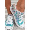 Women's Canvas Shoes Floral Print Fashion Sneakers Low Top Casual Shoes