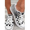 Women  s Canvas Low Top Sneaker Checkerboard Print Canvas Slip on Shoes