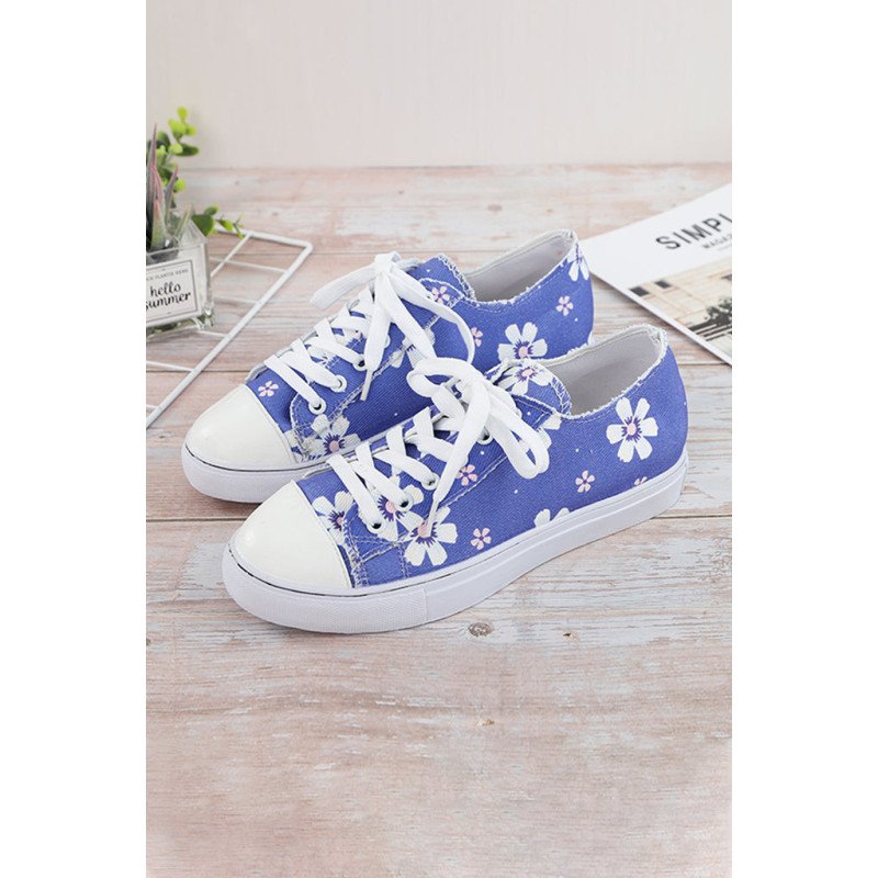 Women  s Canvas Shoes Sneakers Cute Lace up Slip on Walking Shoe