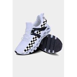 Plaid Shoes for Women Checkerboard Walking Running Shoes