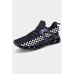 Plaid Shoes for Women Checkerboard Walking Running Shoes