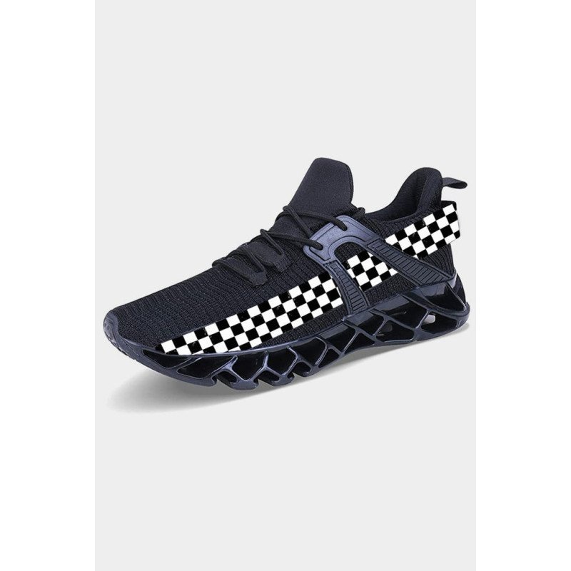 Plaid Shoes for Women Checkerboard Walking Running Shoes