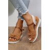 Women's Sandals Peep Toe Summer Platform Flat Shoes