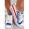 USA Flag Print Sneakers for Women Tennis Shoes Casual Shoe
