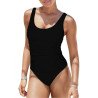 Tankini Swimsuits for Women Ruched High Cut Cheeky Bikini Bottom Two Piece Bathing Suits