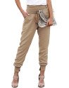 Women's High Waist Joggers Wide Band Sweatpants with Pockets