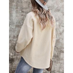 Womens Oversized Flannel Shirt Jacket