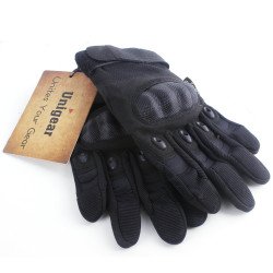 Tactical Gloves with Full Finger Touch M Black