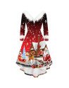 Christmas Faux Fur Sexy Xmas Santa Dress