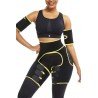 4-In-1 Sauna Sweat Arm Thigh Trimmer Belt Slimmer Wrap Waist Trainer