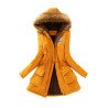 Winter Coats with Fur Hood Yellow