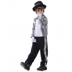 Classic Michael Jackson Costume For Kids Masquerade Stage Outfits