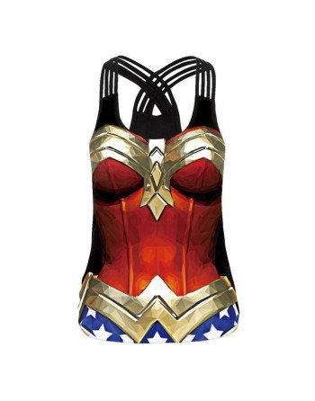 Wonder Woman Halloween Cosplay Tank Top