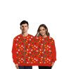 Christmas Santa Two Person Sweatshirt