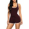 Women's Color Block Sleeveless Rompers