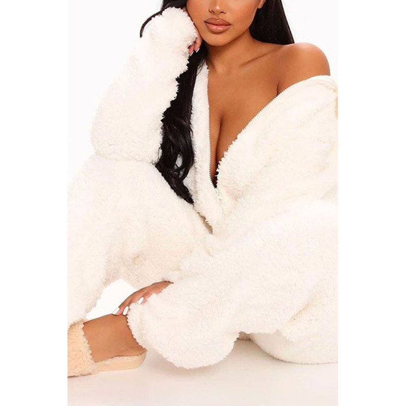 Women's Onesie Hooded Jumpsuit Sleepwear