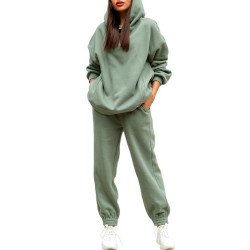 Tracksuit Hoodie Jogger 2-Piece Sweatpants Set