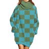 Women's Oversized Turtleneck Pullover Sweater Dress