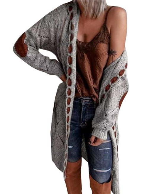 Vintage Hooded Long Sleeve Cardigans For Women