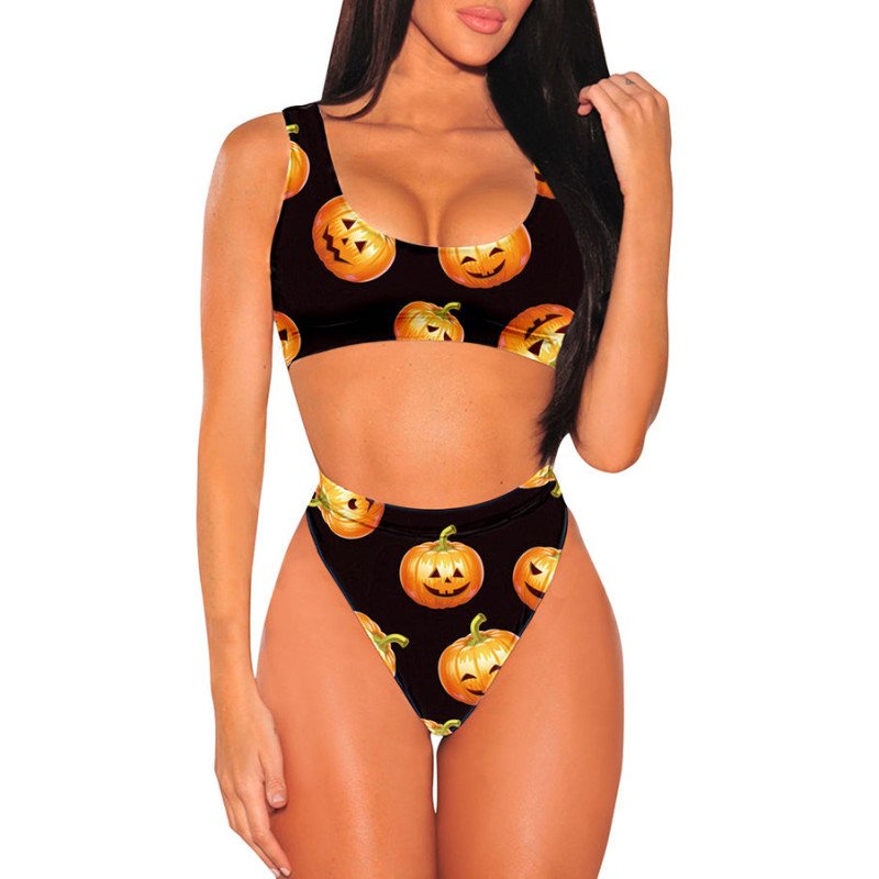 Women's Push Up Two Piece Cheeky High Cut Swimsuit Bathing Suit Set