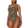 Women's One Shoulder High Leg Tummy Control Swimsuit