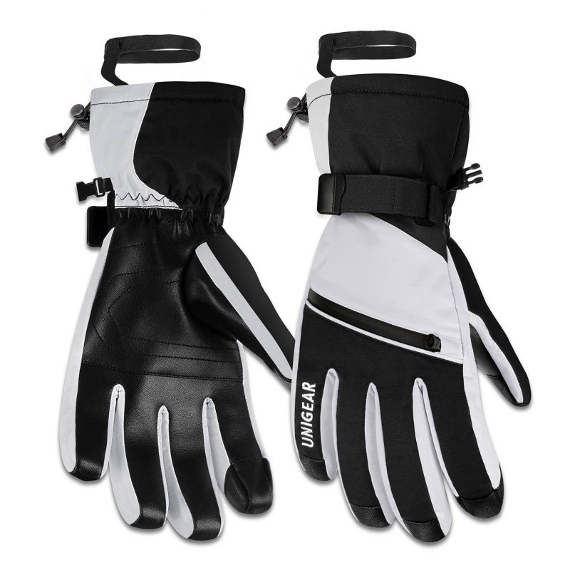 Thinsulate Waterproof Ski Gloves S2 9 Black/White