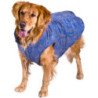 KingCamp Dog Warm Waterproof Winter Vest Dog Cold Weather Coat with Reflection-Blue-XXXL