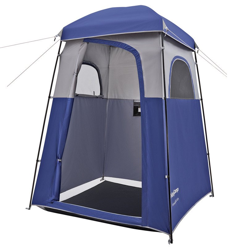 KingCamp Oversize Durable Outdoor Privacy Shower Tent KT2002-Blue/Grey KingCamp Oversize Durable Outdoor Privacy Shower Tent KT2002-Blue/Grey