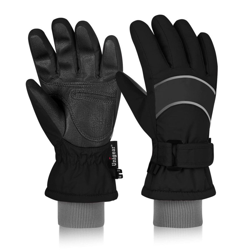 Kid Winter Ski Gloves S4 3 Black